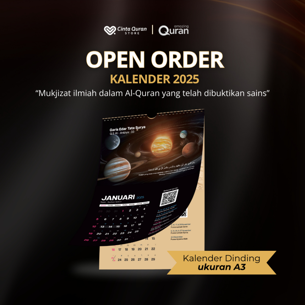 

Kalender 2025 Edisi Amazing Quran