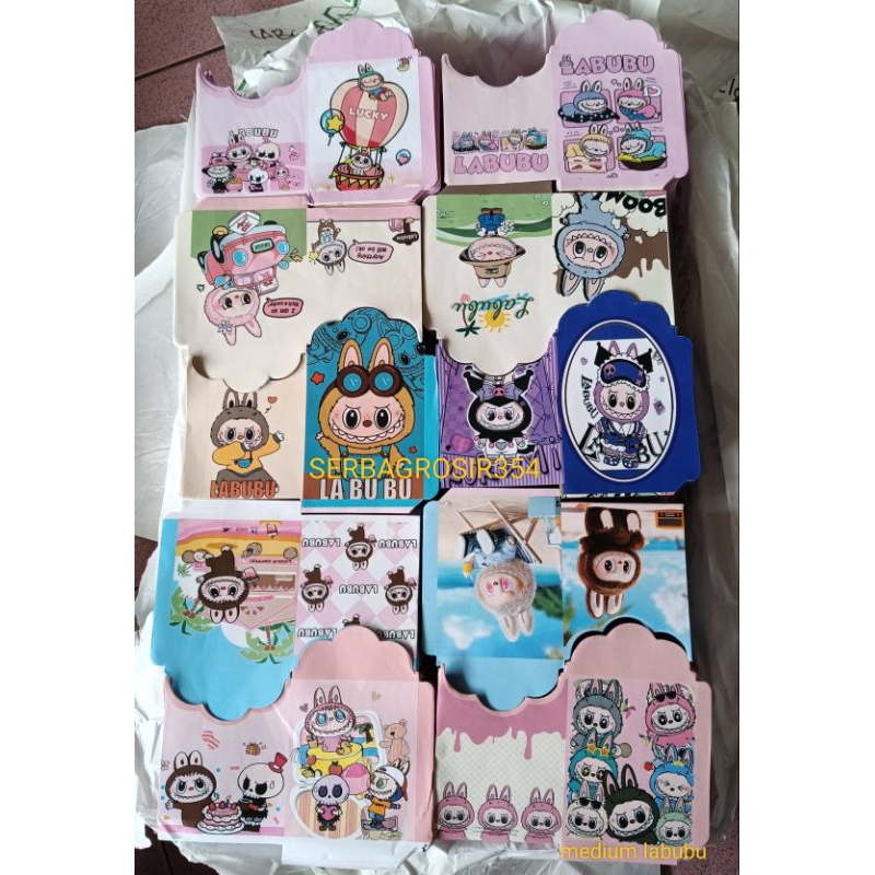 

[100 lembar] AMPLOP LABUBU MEDIUM 10 motif