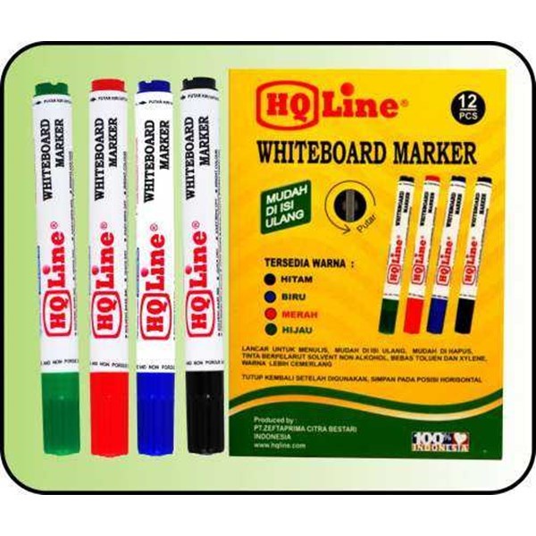 

Tinta Isi Ulang Spidol White Board HQ Line 100 ml (BISA DIHAPUS)