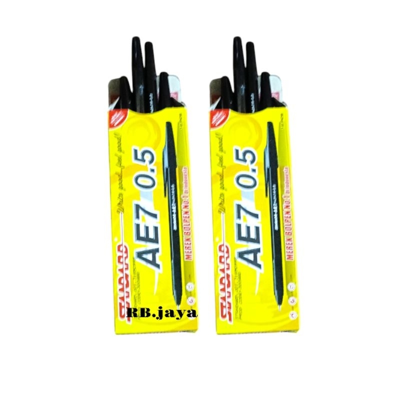 

Ay00! 12 pack pulpen standar AE7 bolpen 0.5mm