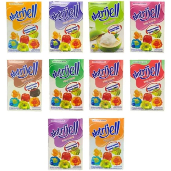 

READY STOK NUTRIJELL AGAR AGAR JELLY 10Gr