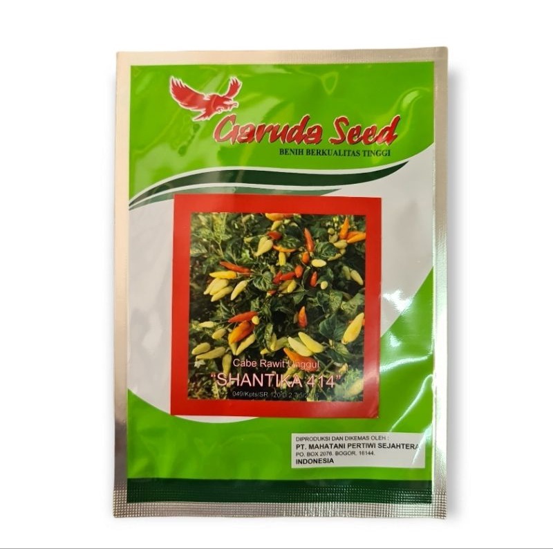 Baymarkeet Benih Bibit Cabe Rawit Putih Unggul Shantika 414 - Bibit Cabai Rawit Prentul Isi 10Gr