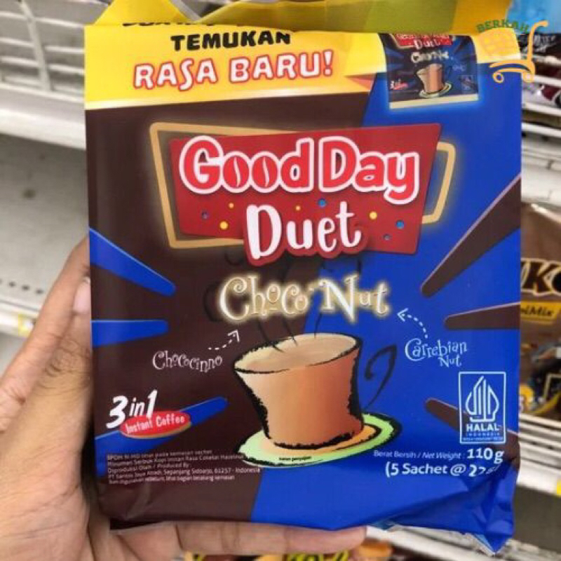 

New - Good Day Duet - Choco Nut 5sachet