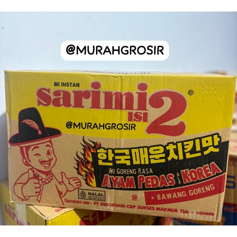 

[1 DUS ISI 24 BUNGKUS] SARIMI ISI 2 RASA AYAM PEDAS ala KOREA