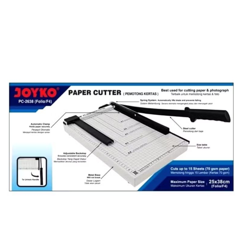 

Alat Pemotong Kertas F4 / Paper Cutter Folio