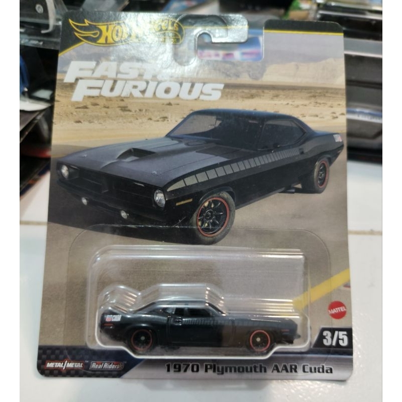 Hot Wheels Fast and Furious Premium Playmouth AAR Cuda