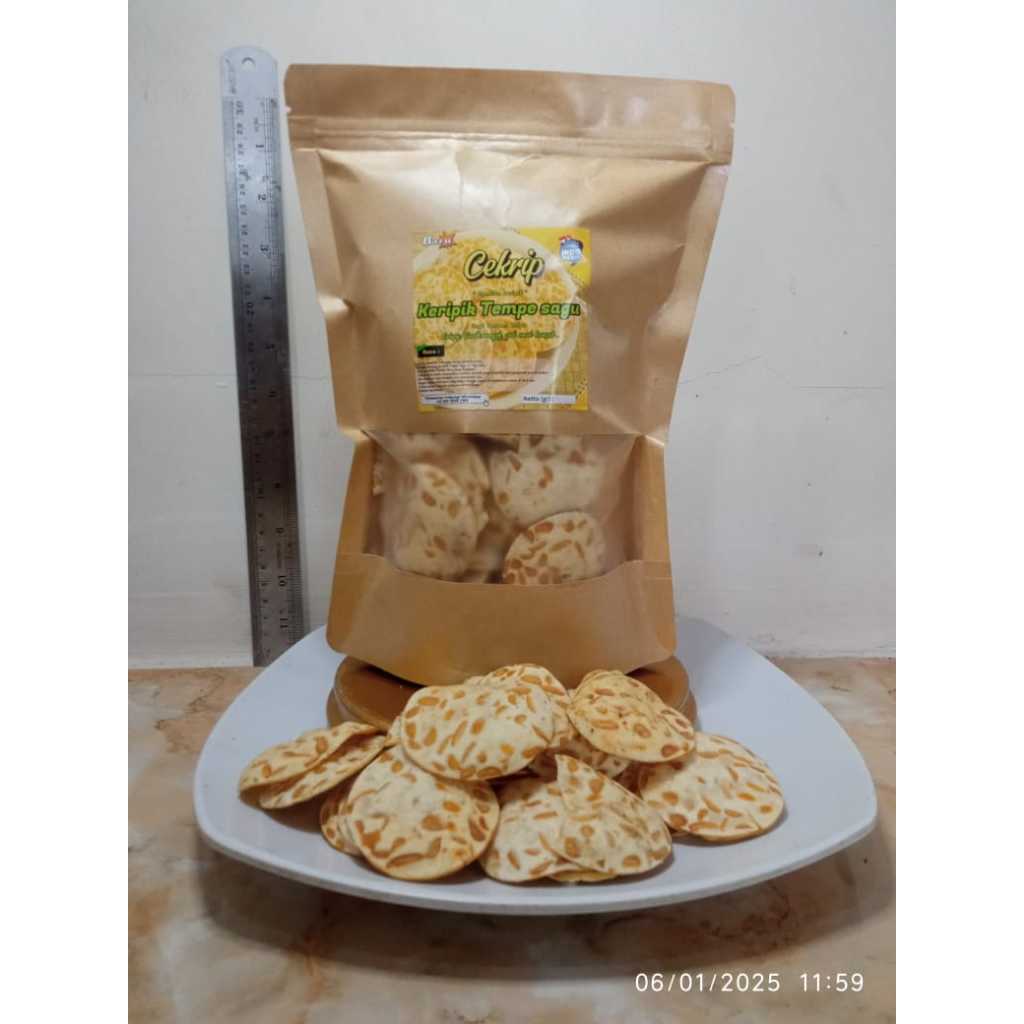 

keripik tempe sagu Rasa Asin gurih Original CEKRIP