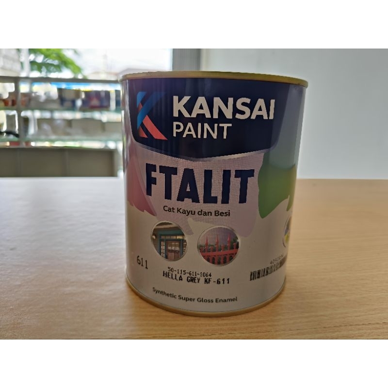 Cat ftalit kayu dan besi 1kg synthetic super glossy