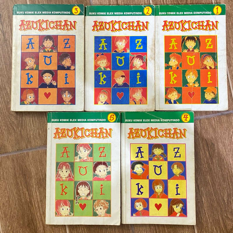 KOMIK PRELOVED BEKAS AZUKI CHAN SET