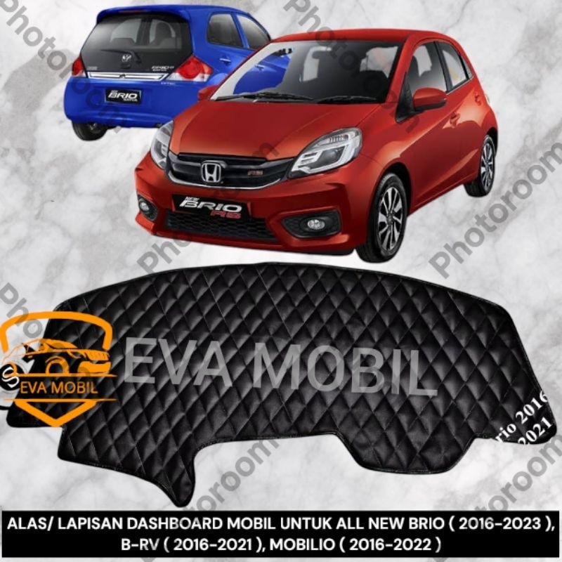 Cover Aksesoris Interior Alas/ Lapisan Pelindung Dashboard Mobil All New Brio Tahun 2016-2023/ Bahan