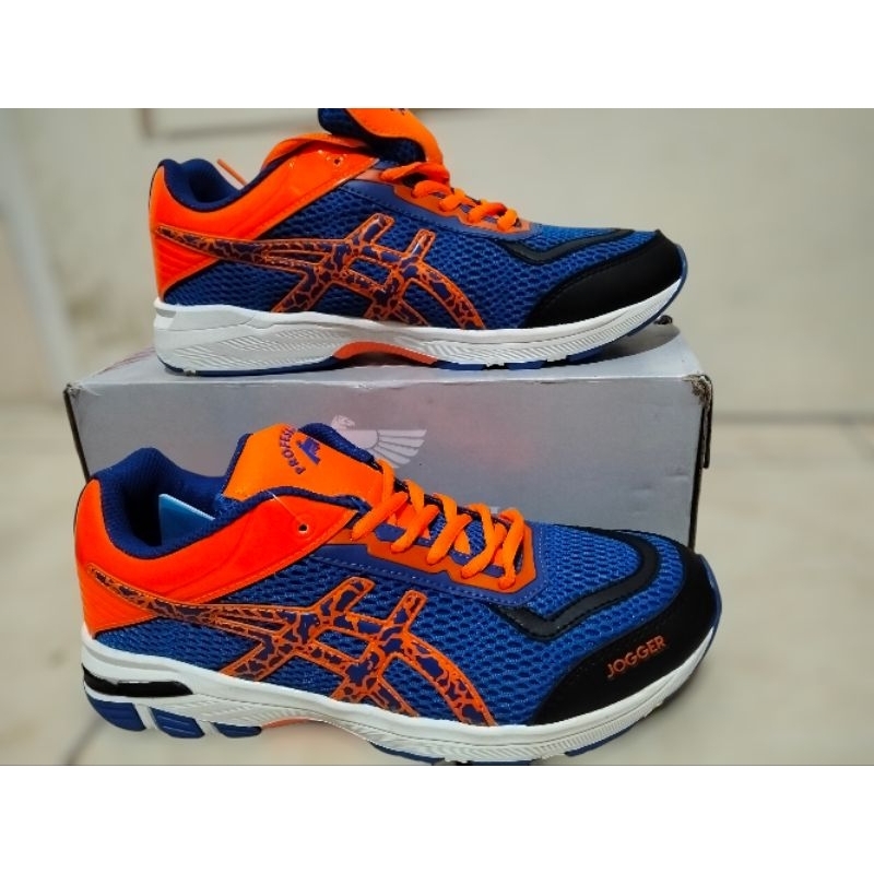 Sepatu Running Professional Blue Orange