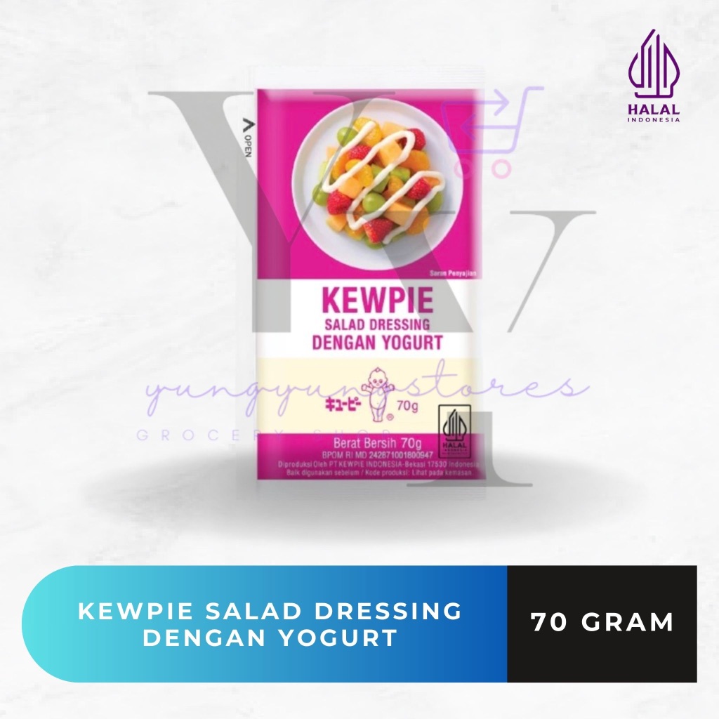 

[SACHET] Kewpie Salad Dressing Dengan Yogurt 70 gram