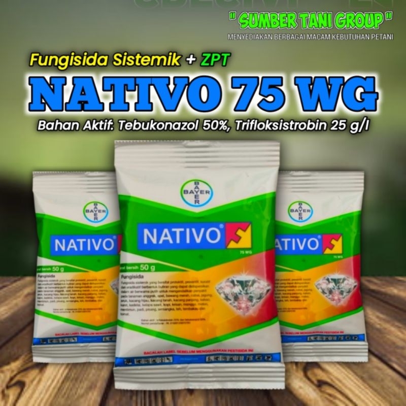 FUNGISIDA+ZPT "NATIVO 75 WG KEMASAN 50.GR
