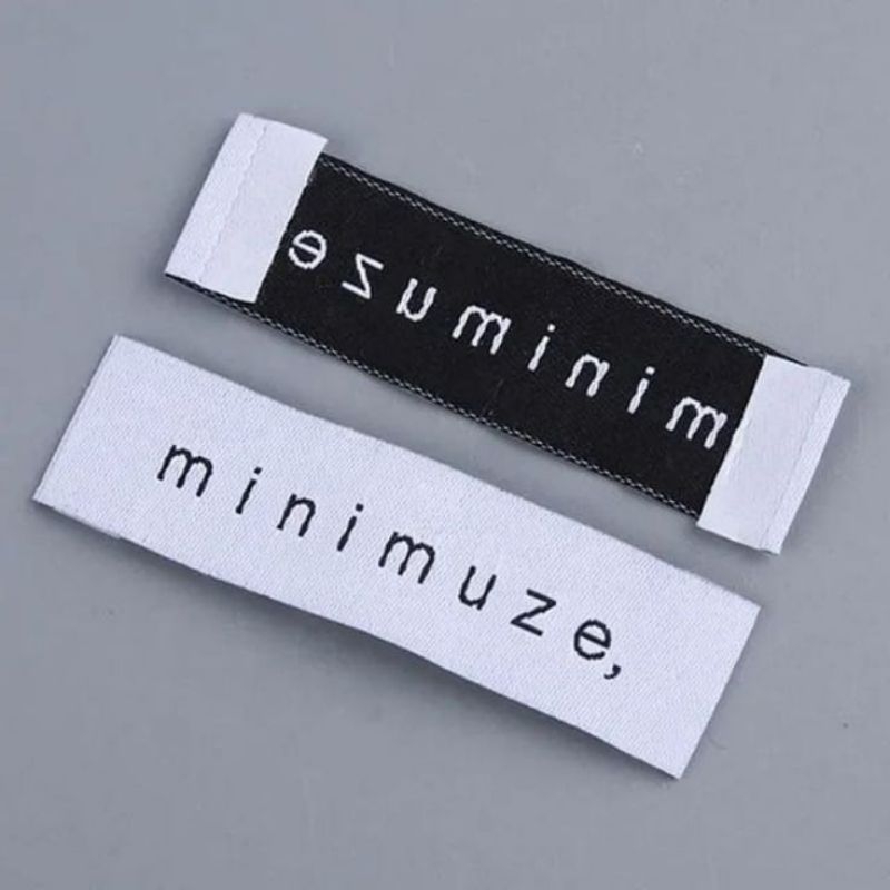 LABEL hijab bordir label kain [ COSTUME ] label bordir/label woven/label premium/costume produk/labe