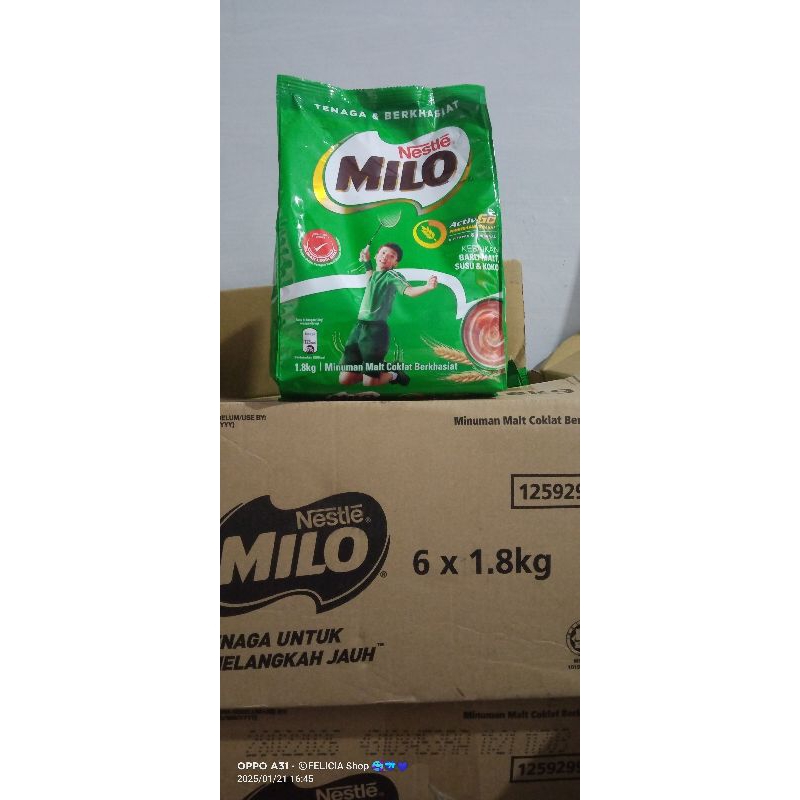 

Milo Bubuk Malaysia 1,8 kg New