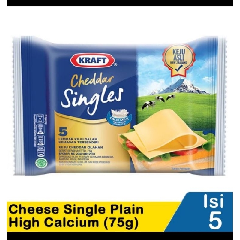 

Keju Slice Cheddar isi 5