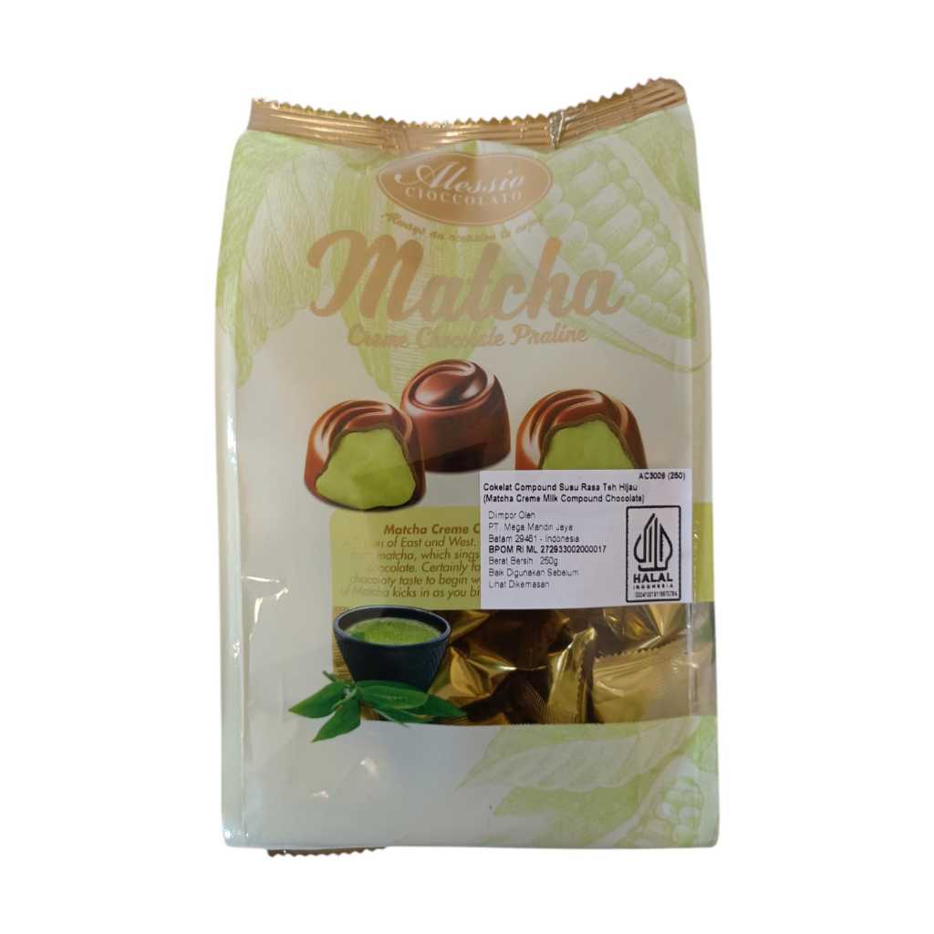 

ALESSIO CIOCCOLATO Creme Chocolate Praline 250g Hazelnut Durian Matcha Strawberry Yogurt