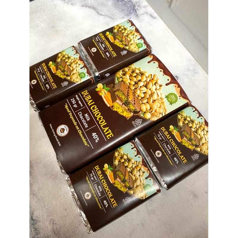 

[premium] coklat dubai 250gram kunafa danube dan pistachio asli