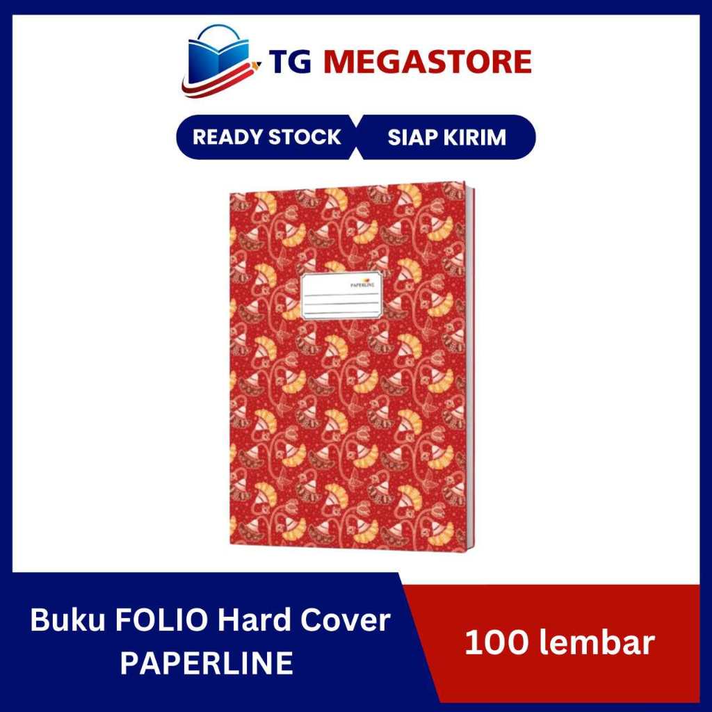 

Buku FOLIO PAPERLINE Hard Cover isi 100 lembar