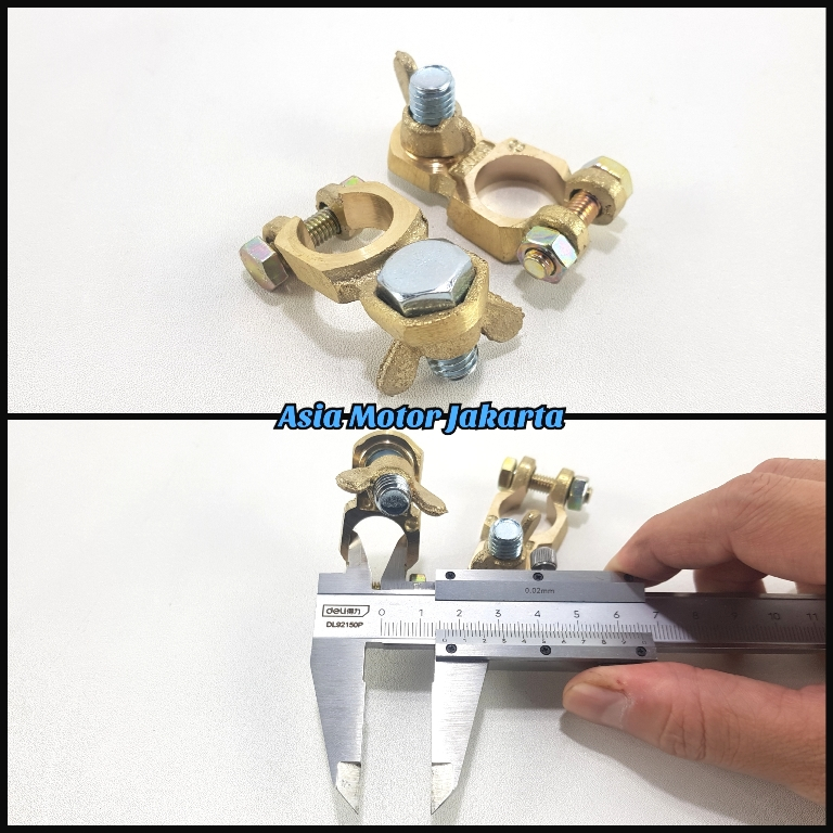 Kepala Accu Kuningan +/- Untuk Tipe Aki N70 - NS70 - N120 Ampere (Aki Truck)