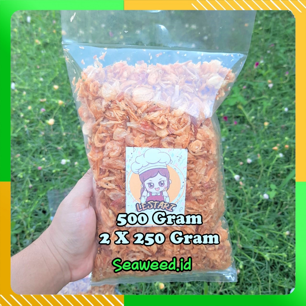 

LESTARI BAWANG GORENG 500 Gram (2X250Gram) TANPA CAMPUR TEPUNG HALAL