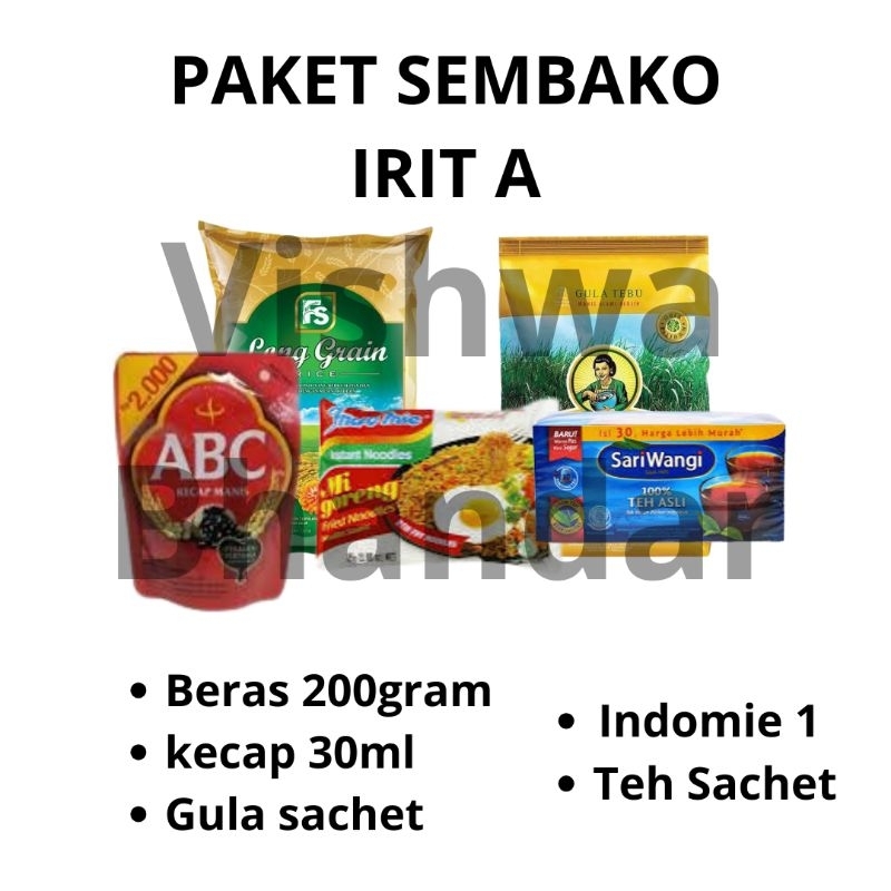 

PROMO!!! PAKET SEMBAKO IRIT A -SEMBAKO MURAH