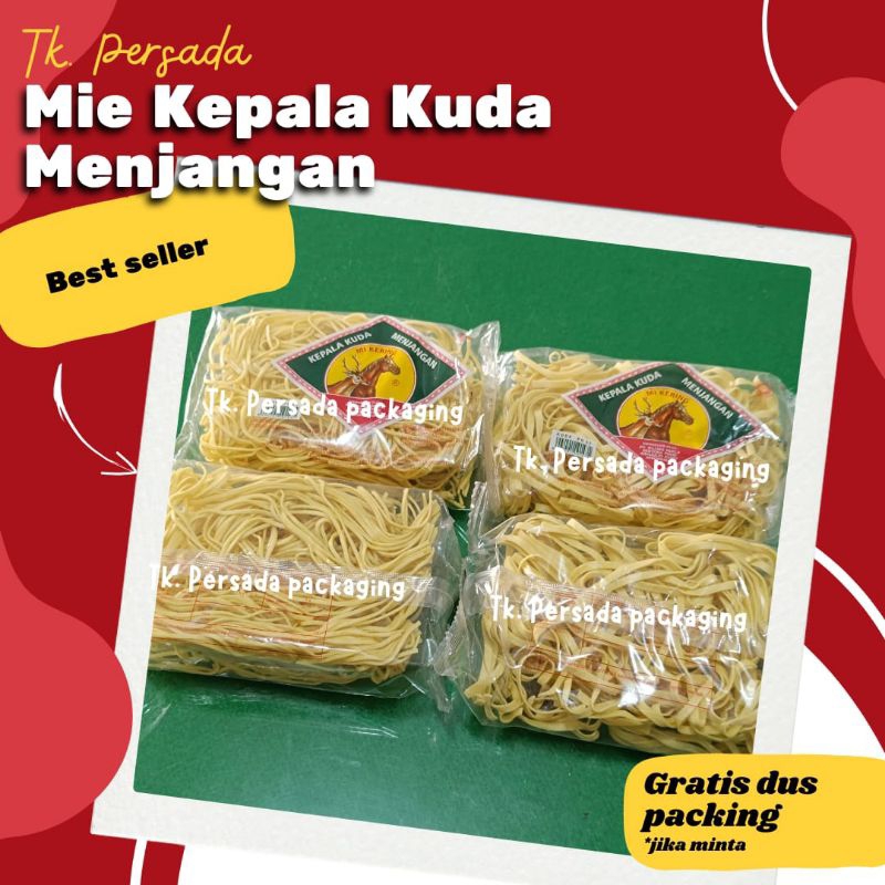 

[100 gr ] Mie Kepala Kuda Menjangan - Mie Kuning - Mie Ayam - Mie Gacoan
