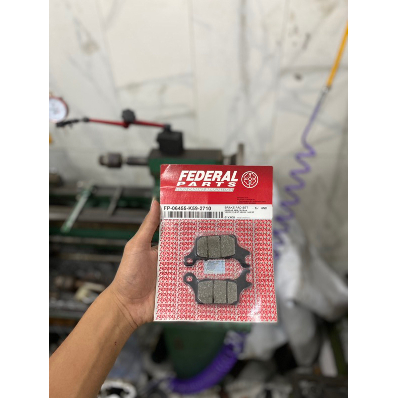 kampas rem depan disc pad depan federal parts vario 150 esp vario 125 esp beat dll federal part