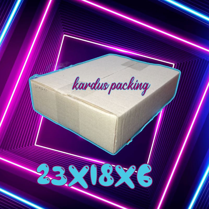 

kardus packing UK, 23x18x6 kardus kecil kardus besar