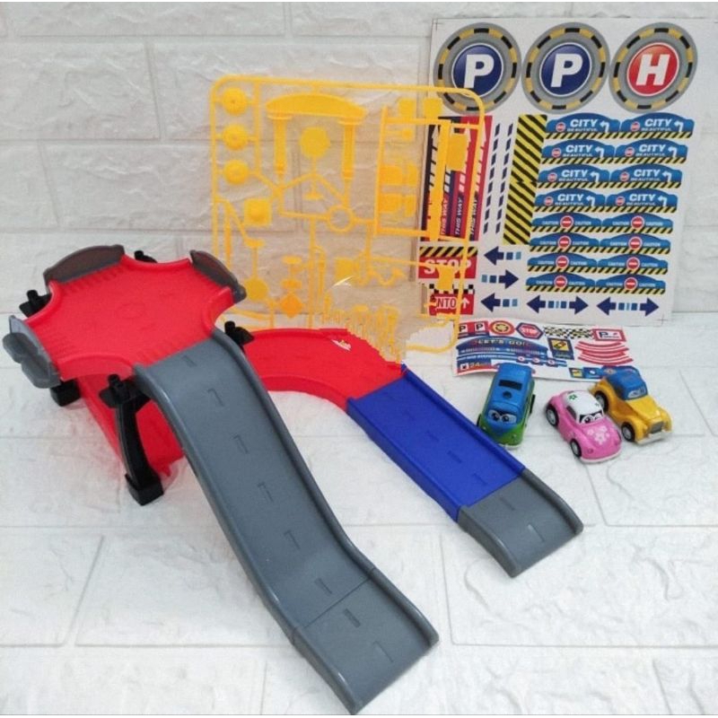 Mainan Mobil Anak Mainan Track Parkir Mobil Bongkar Pasang