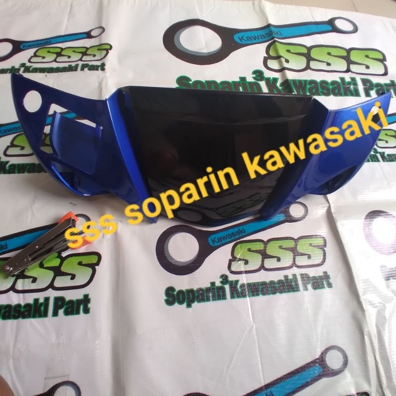 batok lampu depan zx 130 biru