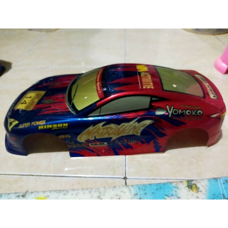 body rc 1/10 red/blue