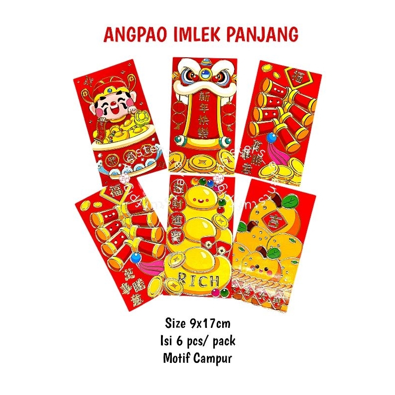 

KERTAS ANGPAO IMLEK PANJANG 2025/ ANGPAO IMLEK 2025