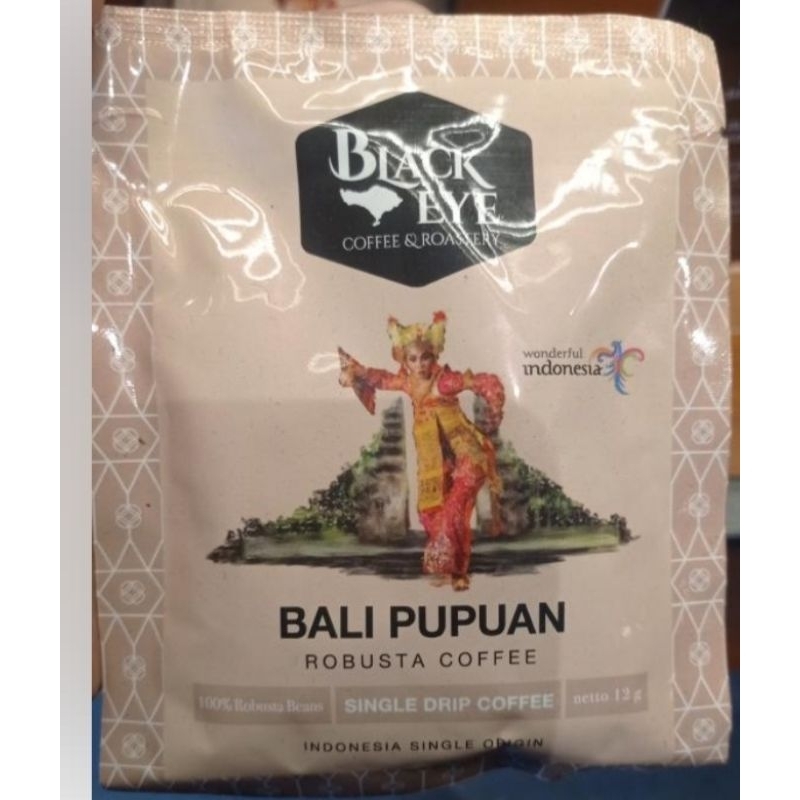 

Black eye coffee Bali - Pupuan Drip Single 12gr