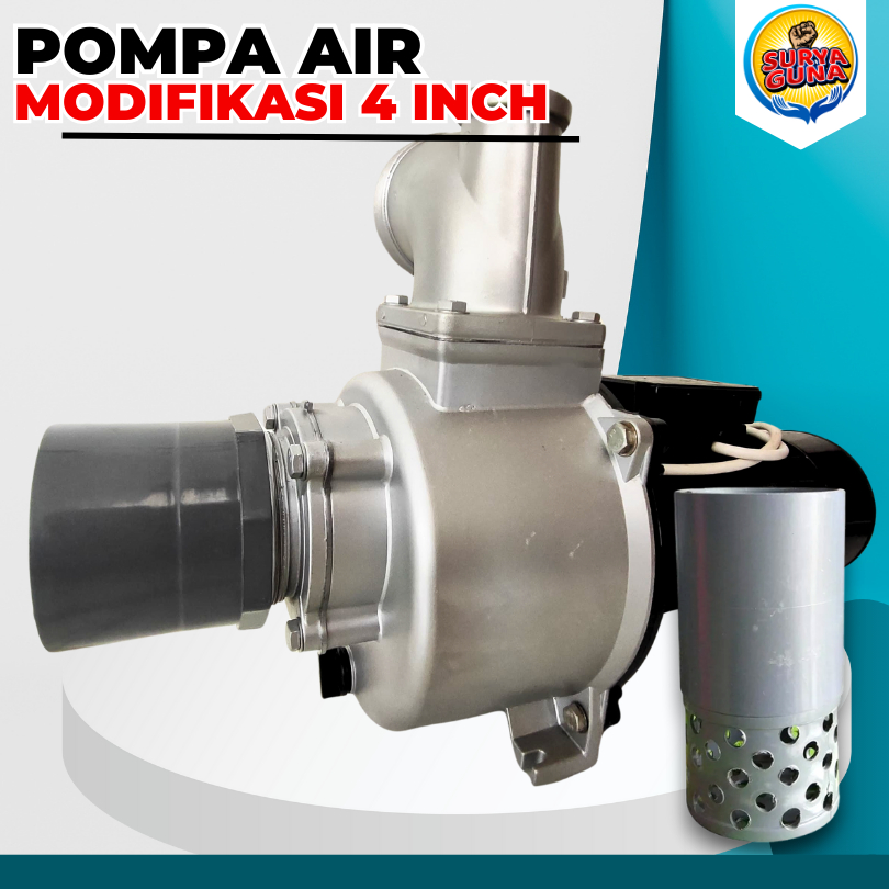 Pompa air modifikasi 4 inch semburan besar pompa kolam ikan