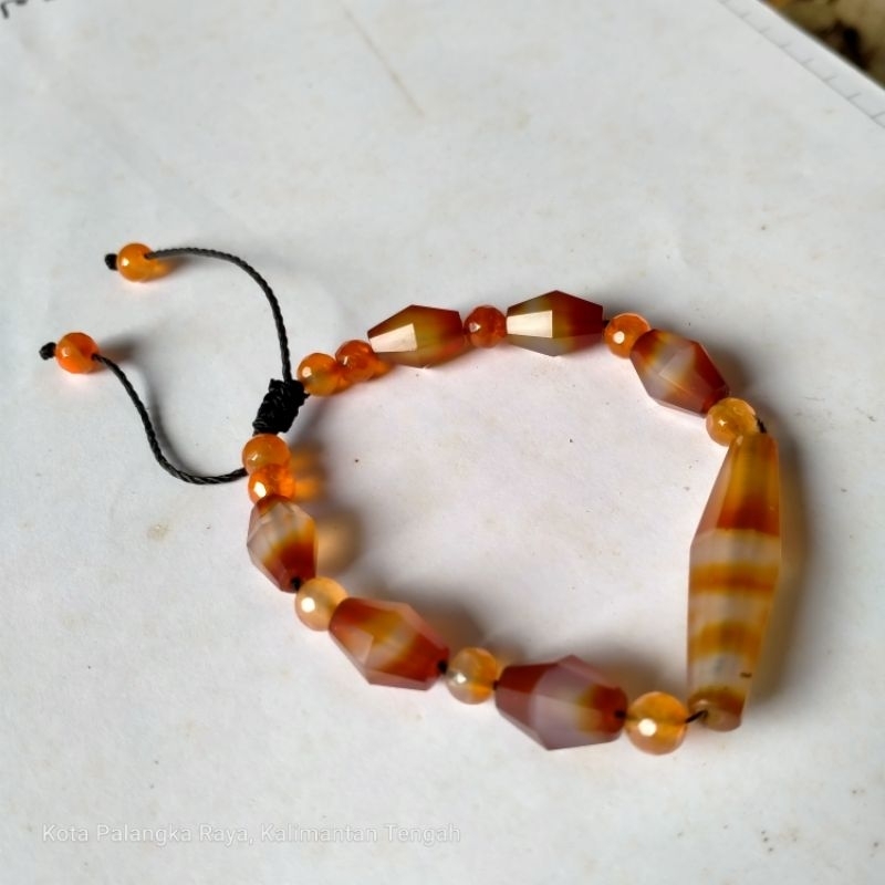 Gelang Lilis Lamiang 4 cm batu