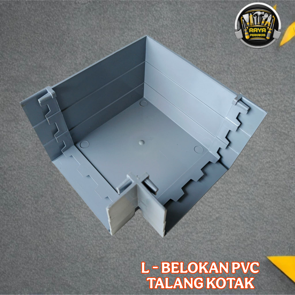 Belokan L Talang Abu-Abu ELbow Knee Talang Kotak Supra