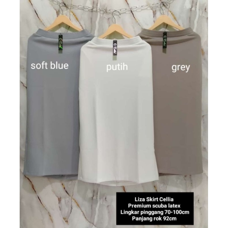 Rok kerja wanita|Rok kantor|Liza skirt|Rok cellia