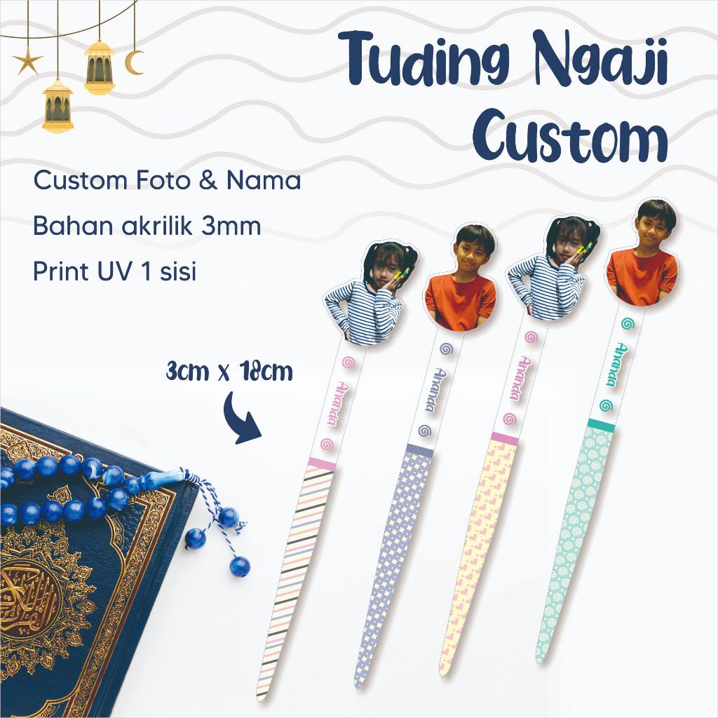 Tuding ngaji custom / tuding akrilik / tuding motif / tuding part2