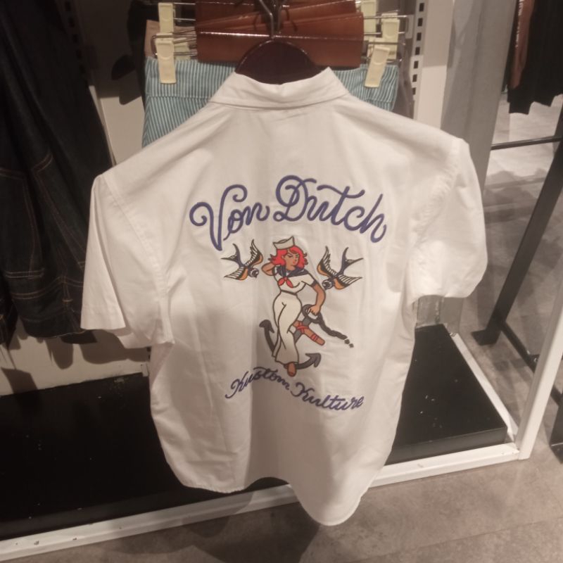 KEMEJA VON DUTCH ORIGINAL WHITE NEW ARRIVAL