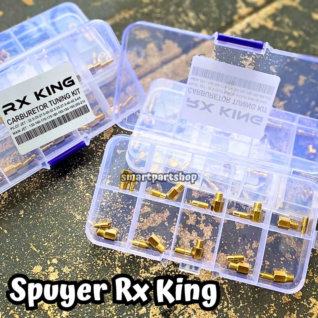 Paket spuyer Rx king pilot jet main jet set lengkap Karbu RX king