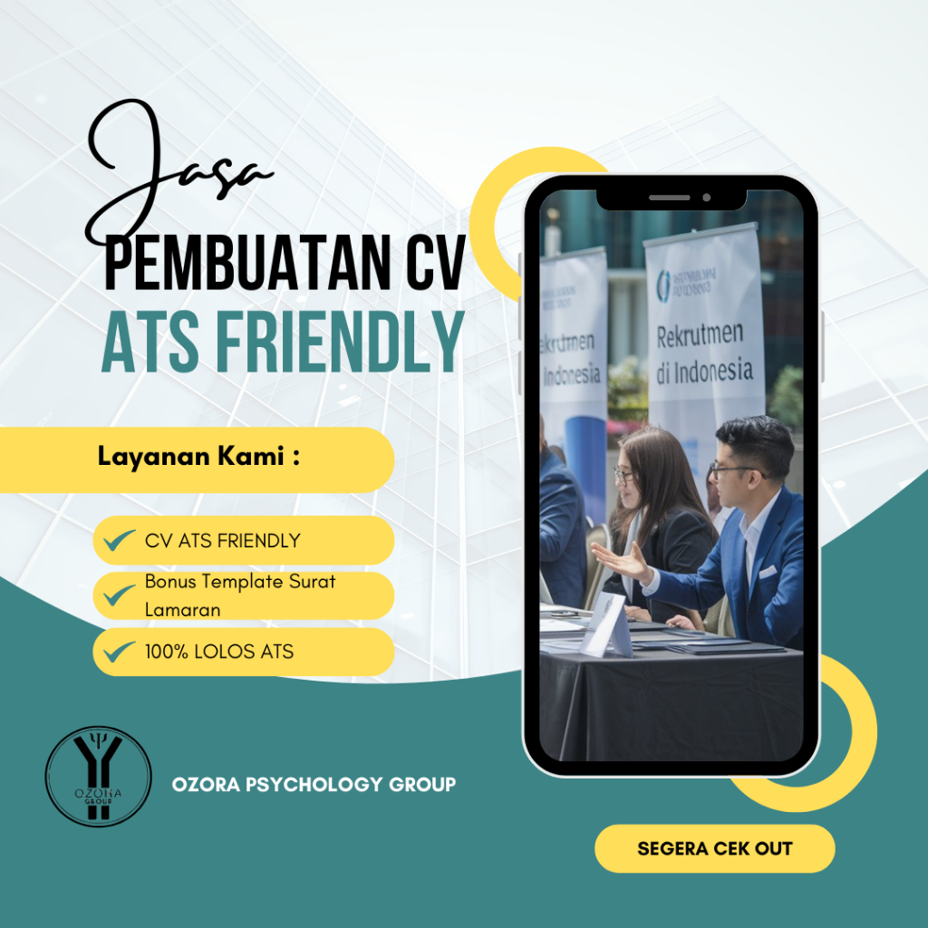 JASA PEMBUATAN CV ATS FRIENDLY