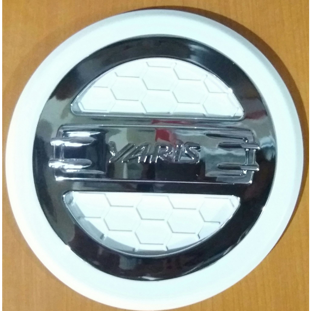 TOYOTA YARIS LAMA TANK COVER MODEL LUXURY BLACK COVER TUTUP BENSIN YARIS AKSESORIS TOYOTA YARIS