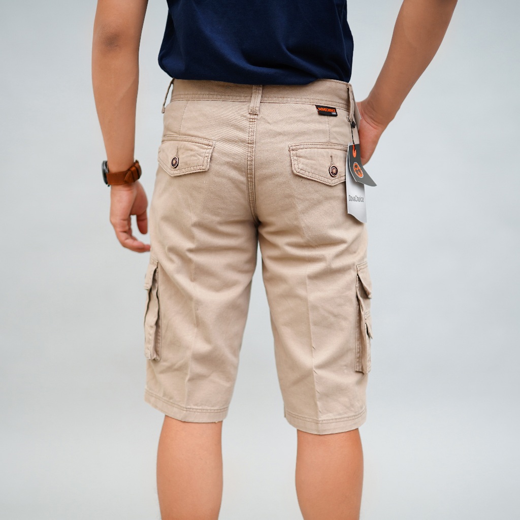 Hot Celana Pendek Cargo Pria Gunung Dove Choice 3/4 Non Streach Kualitas Cardinal