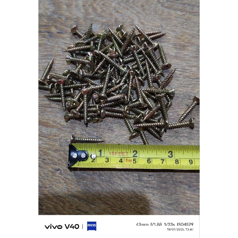 Sekrup GRC Sekrup Kuning 2.5 CM Harga Per PSC