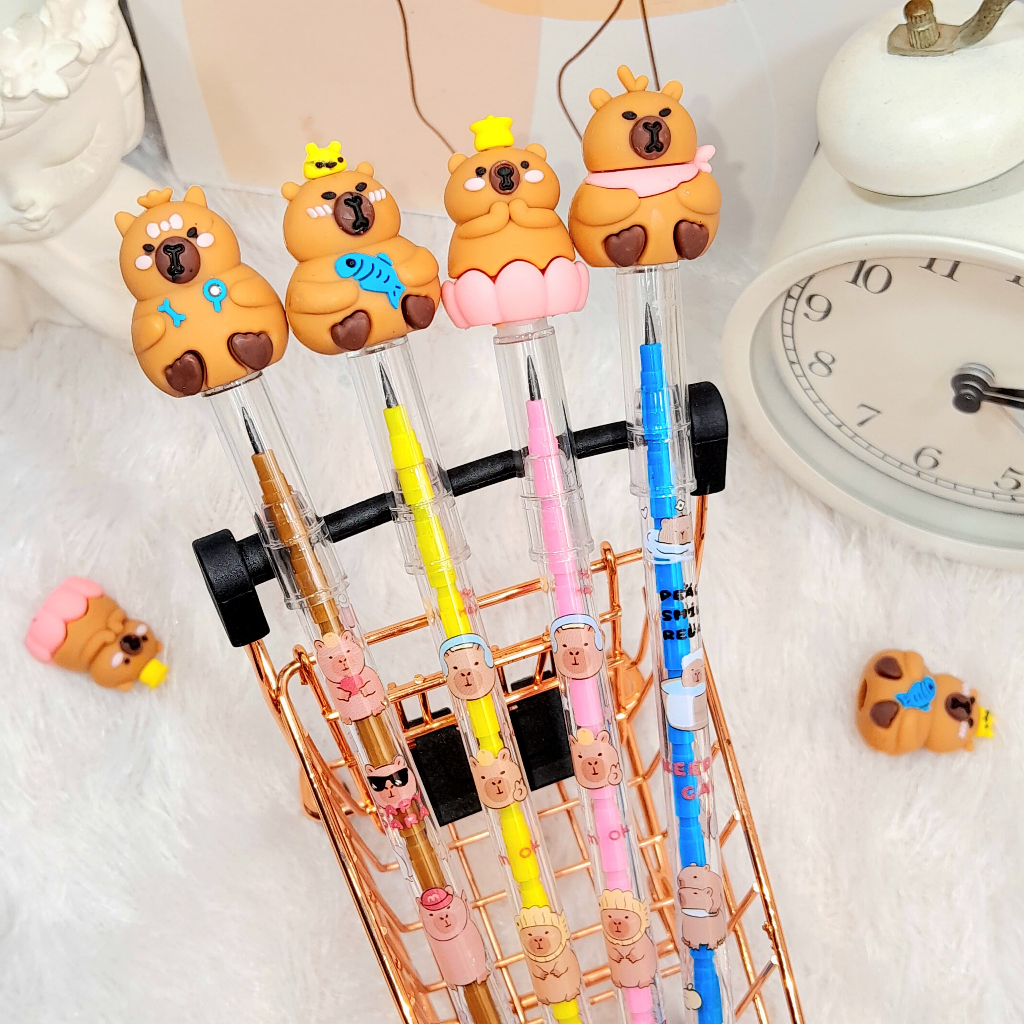 

Pensil Susun Capibara Super Cute Lucu Ready 4 Variant Warna Favorit Anak / Pensil Susun CAPIBARA Imut Unik Alat Tulis Sekolah Kekinian Kualitas Terbaik Harga Termurah Bisa Grosir dan COD