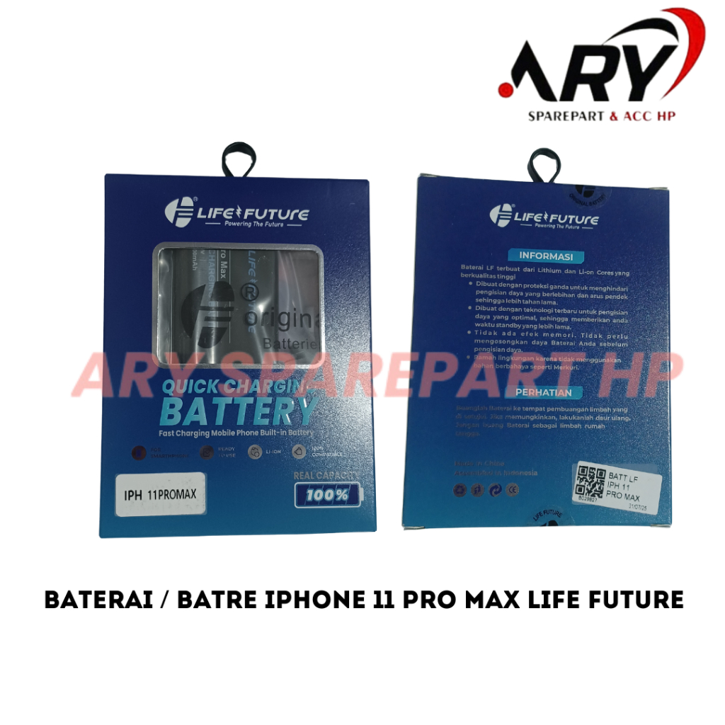 Baterai / Batre Iphone 11 Pro Max Life Future