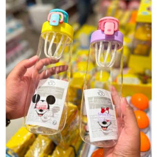 MINISO DISNEY 100 SHAKER BOTTLE 800ml BOTOL MINUM MICKEY MINNIE