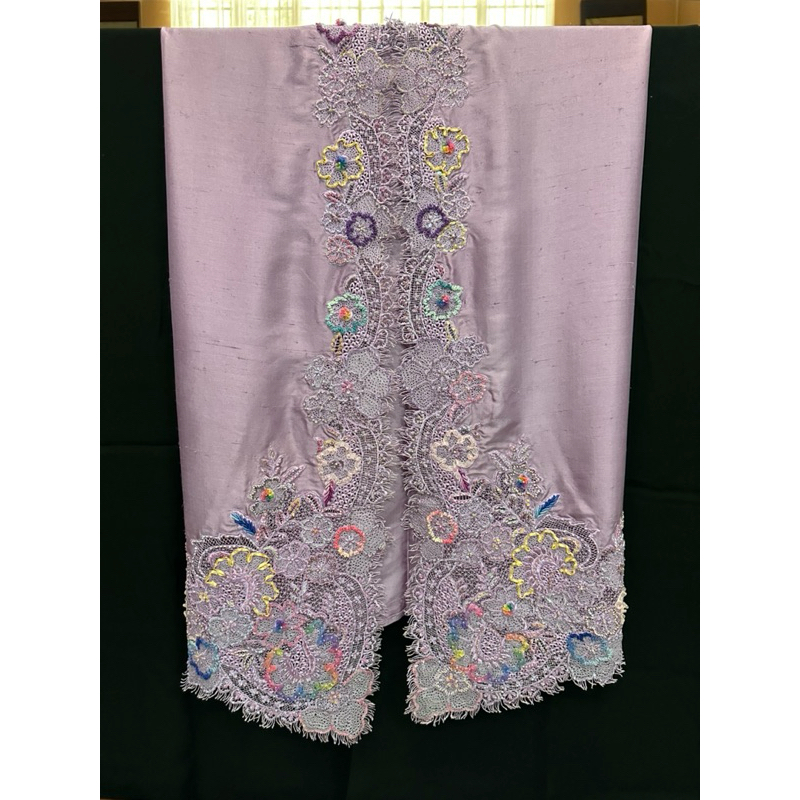 Bahan Kebaya Krancang Payet Sulam/Bahan Kebaya Payet Sulam/Bahan Kebaya Payet/Bahan Kebaya Modern
