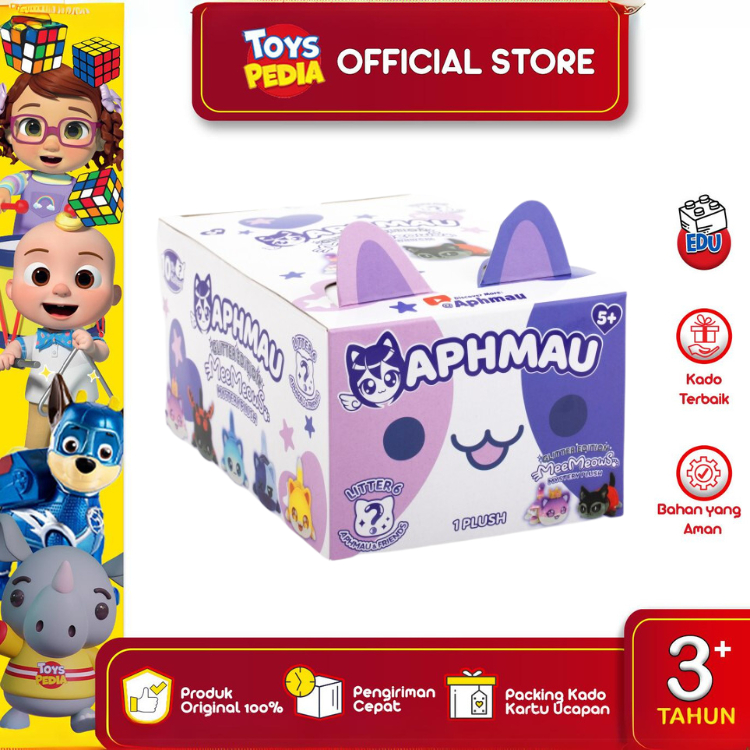 Mainan Aphmau Glitter Edition MeeMeows Mystery Plush